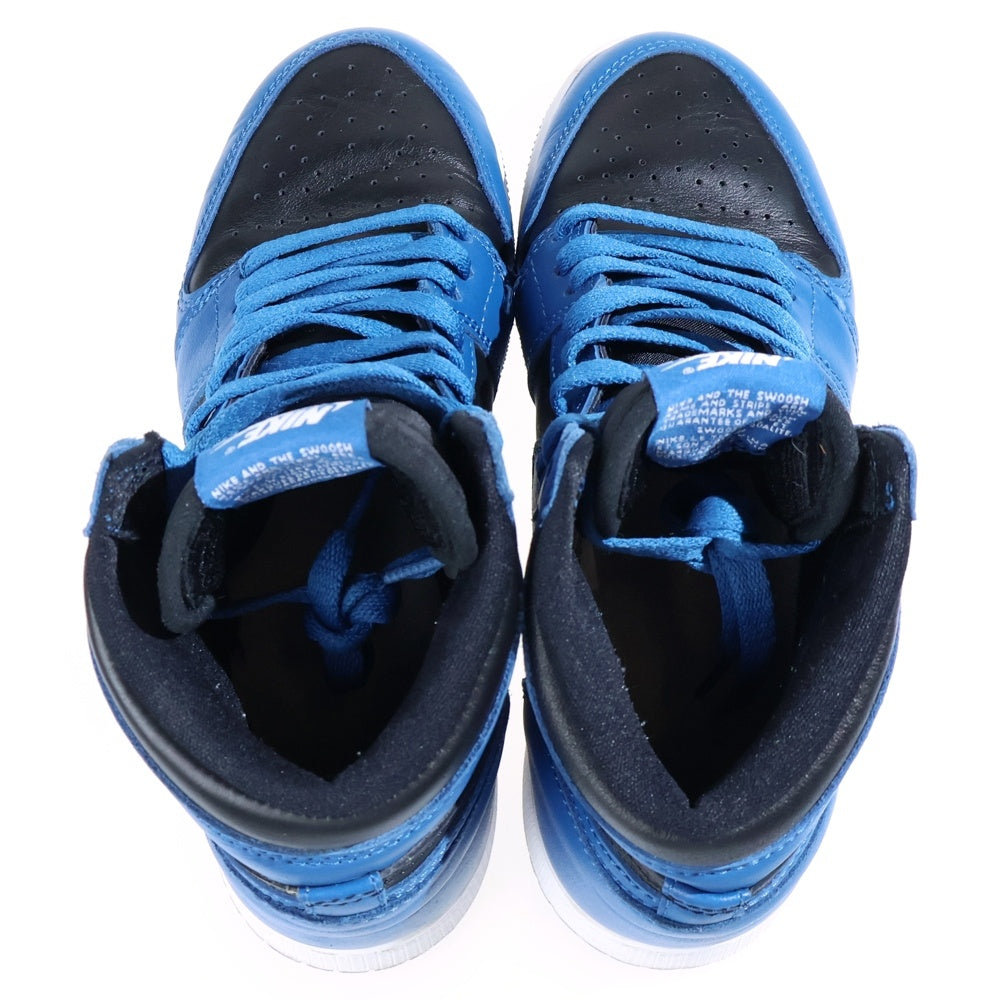 NIKE(ナイキ) AIR JORDAN 1 RETRO HIGH OG GS Dark Marina Blue エアジョーダン1 ダークマリーナブルー ハイカットスニーカー レディース US5Y/23.5cm 575441-404