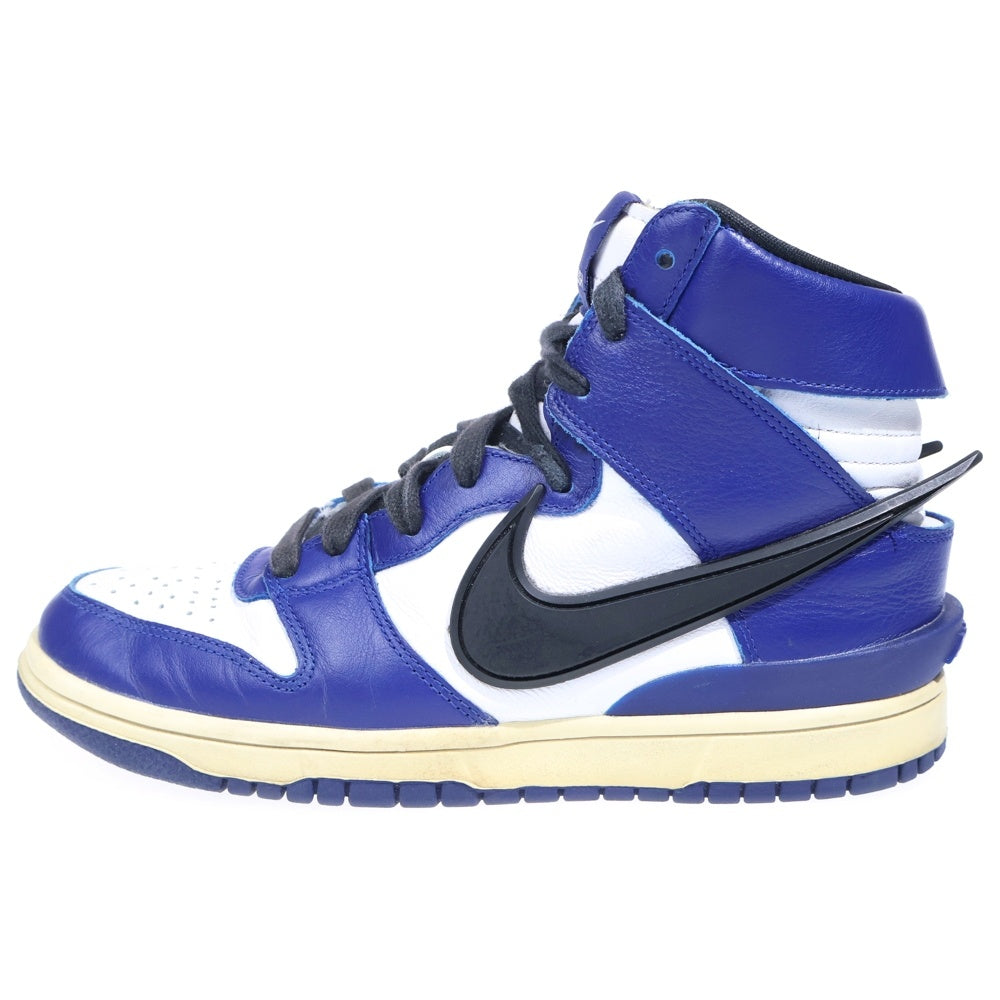 NIKE(ナイキ) ×AMBUSH DUNK HIGH DEEP ROYAL アンブッシュ ダンク ディープロイアル ハイカットスニーカー US7/25cm ブルー/ホワイト CU7544-400