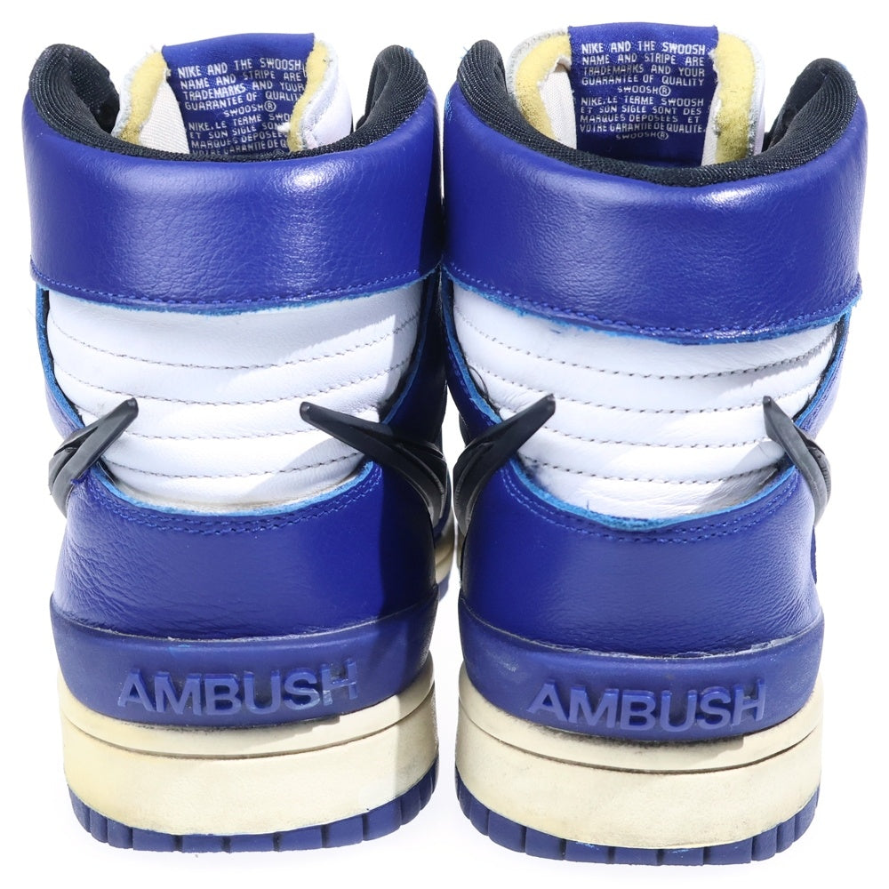 NIKE(ナイキ) ×AMBUSH DUNK HIGH DEEP ROYAL アンブッシュ ダンク ディープロイアル ハイカットスニーカー US7/25cm ブルー/ホワイト CU7544-400