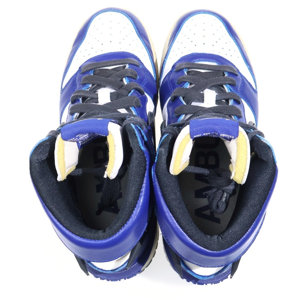 NIKE(ナイキ) ×AMBUSH DUNK HIGH DEEP ROYAL アンブッシュ ダンク ディープロイアル ハイカットスニーカー US7/25cm ブルー/ホワイト CU7544-400