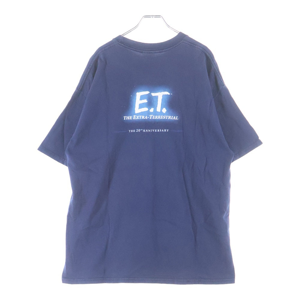 VINTAGE(ヴィンテージ) VINTAGE 00S ヴィンテージ 20周年記念 両面プリントデザイン クルーネック カットソー 半袖Tシャツ ネイビー