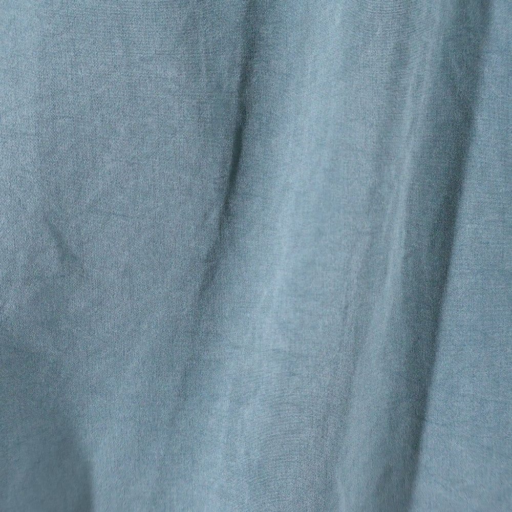 RAINMAKER(レインメーカー) ロゴデザイン ショールカラー 6B 長袖シャツ ブルー RM221-010