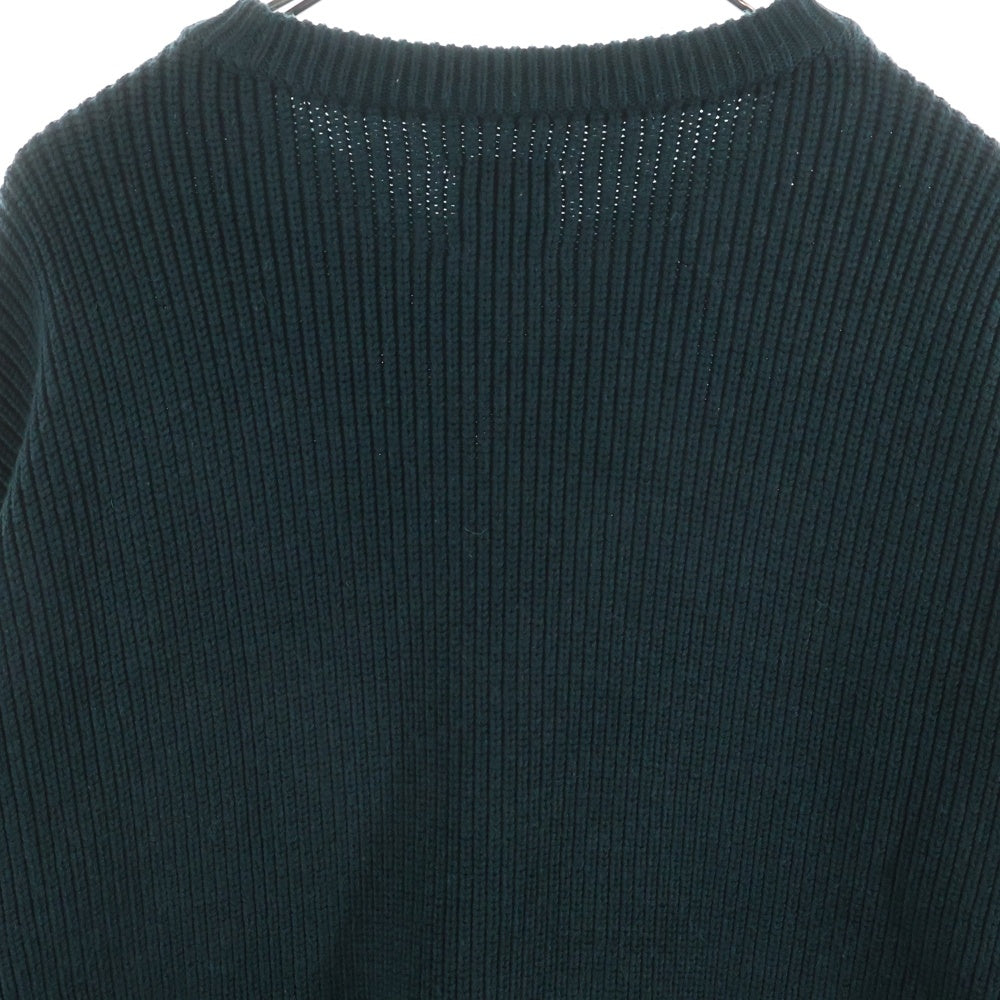 Lui's(ルイス) 片畦バルーン クルーネック ハイゲージ ニット セーター グリーン LUZ2032205A0003