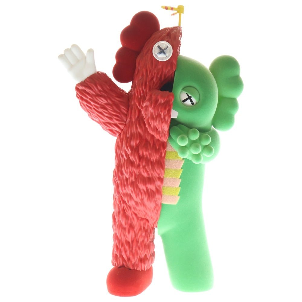 MEDICOM TOY(メディコムトイ) ×KAWS KACHAMUKKU Original colorway カウズ カチャムック ガチャピン ムック フィギュア ビニールトイ ソフビ レッド/グリーン