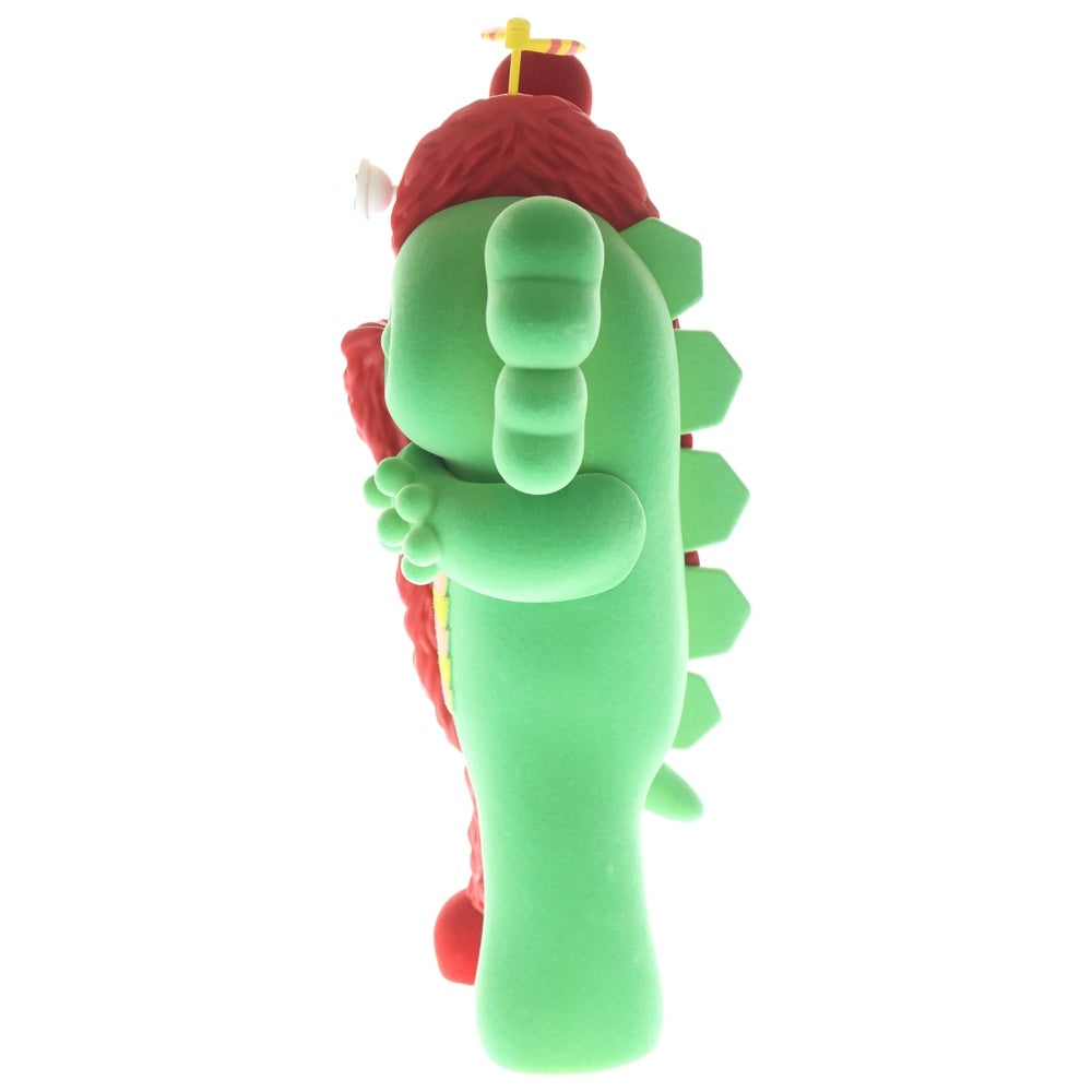 MEDICOM TOY(メディコムトイ) ×KAWS KACHAMUKKU Original colorway カウズ カチャムック ガチャピン ムック フィギュア ビニールトイ ソフビ レッド/グリーン