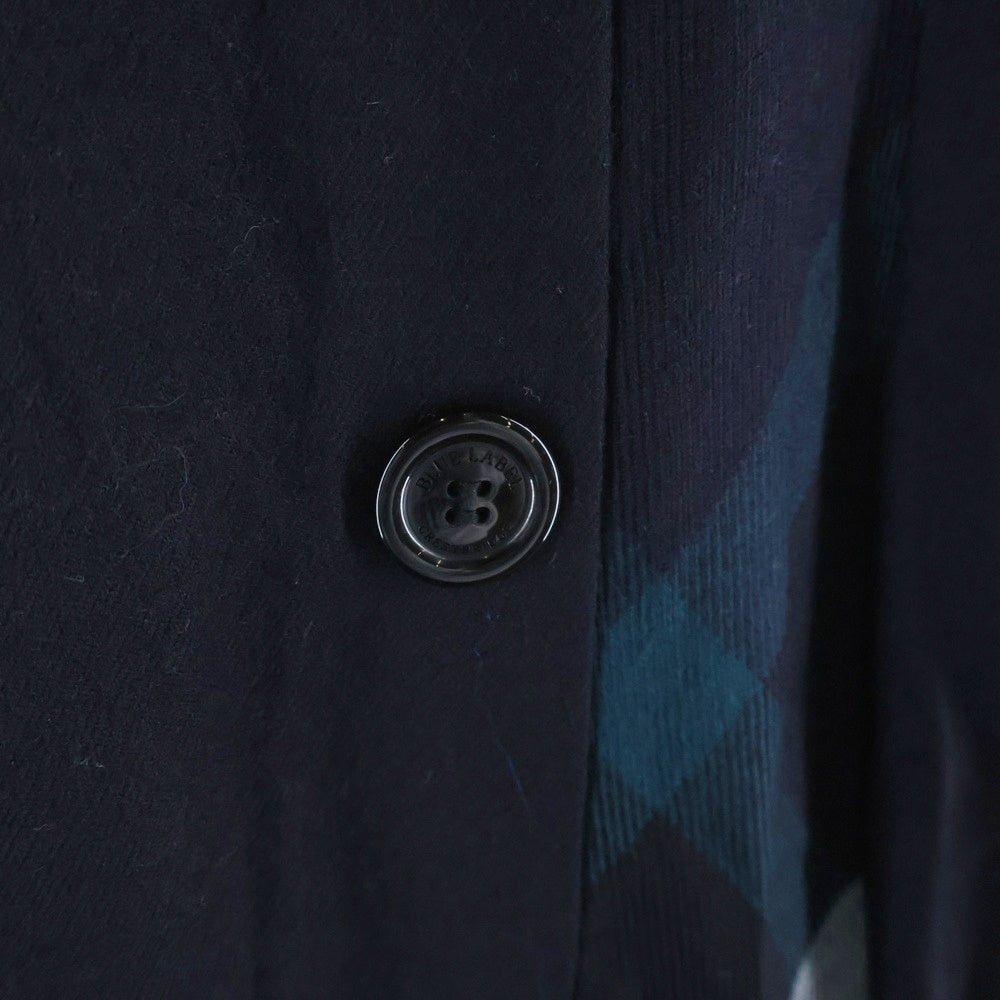 BLUE LABEL CRESTBRIDGE(ブルーレーベルクレストブリッジ) チェック切り替え フレアロングスカート レディース ネイビー 55S15-810-29