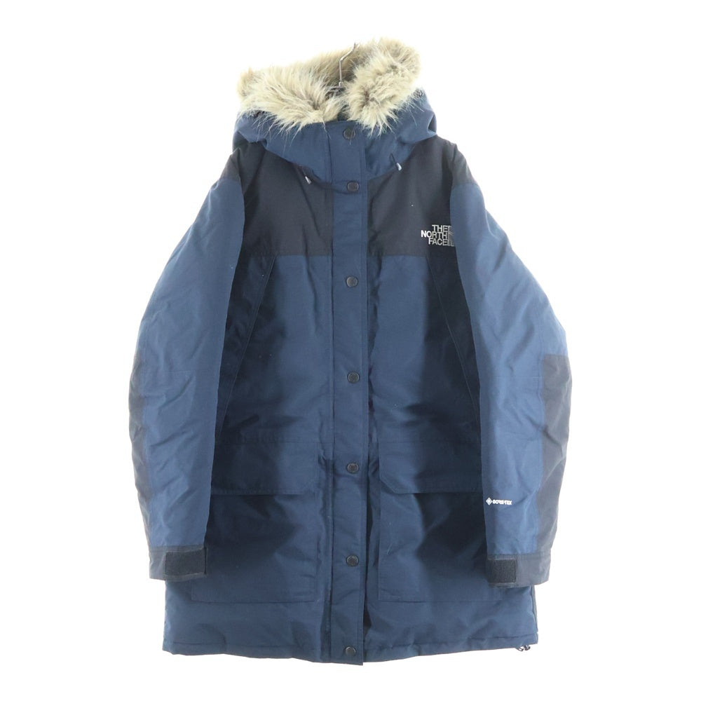 THE NORTH FACE(ザノースフェイス) 24AW MOUNTAIN DOWN COAT ファーフーデッド マウンテン ダウンコート ネイビー NDW92454