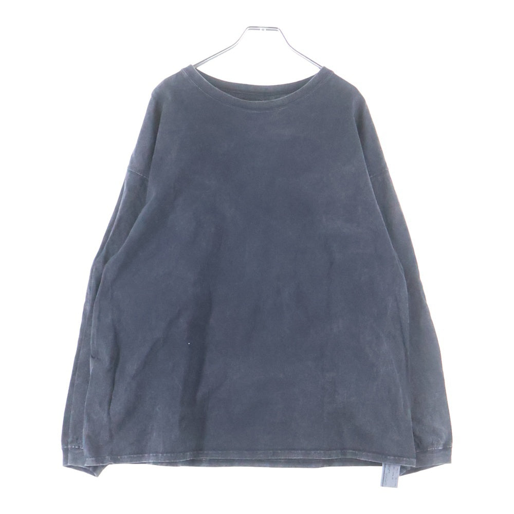 ISAMU KATAYAMA BACKLASH(イサムカタヤマバックラッシュ) L/S TEE 製品染め ロングスリーブカットソー 長袖Tシャツ グレー 2065-02