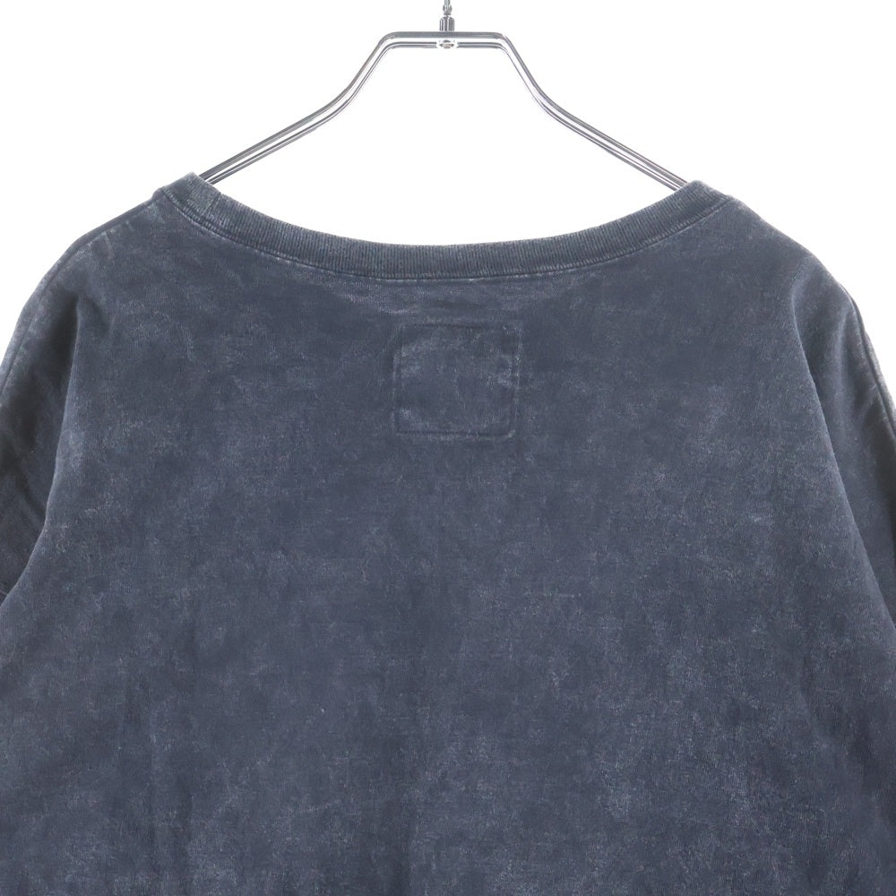 ISAMU KATAYAMA BACKLASH(イサムカタヤマバックラッシュ) L/S TEE 製品染め ロングスリーブカットソー 長袖Tシャツ グレー 2065-02
