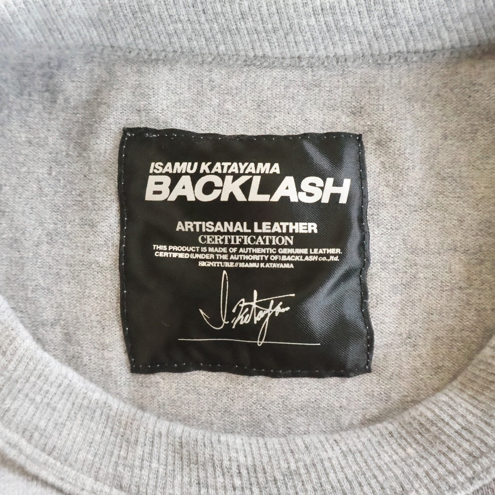 ISAMU KATAYAMA BACKLASH(イサムカタヤマバックラッシュ) 25th ヴィンテージTシャツ リメイク ロングスリーブカットソー グレー BLM-SH-06C