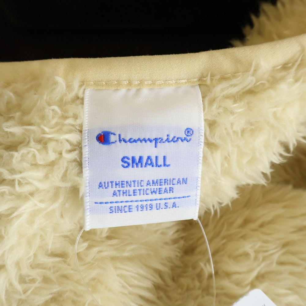 CHAMPION(チャンピオン) スナップボタン ポリエステル フリースジャケット ベージュ CWSQ617