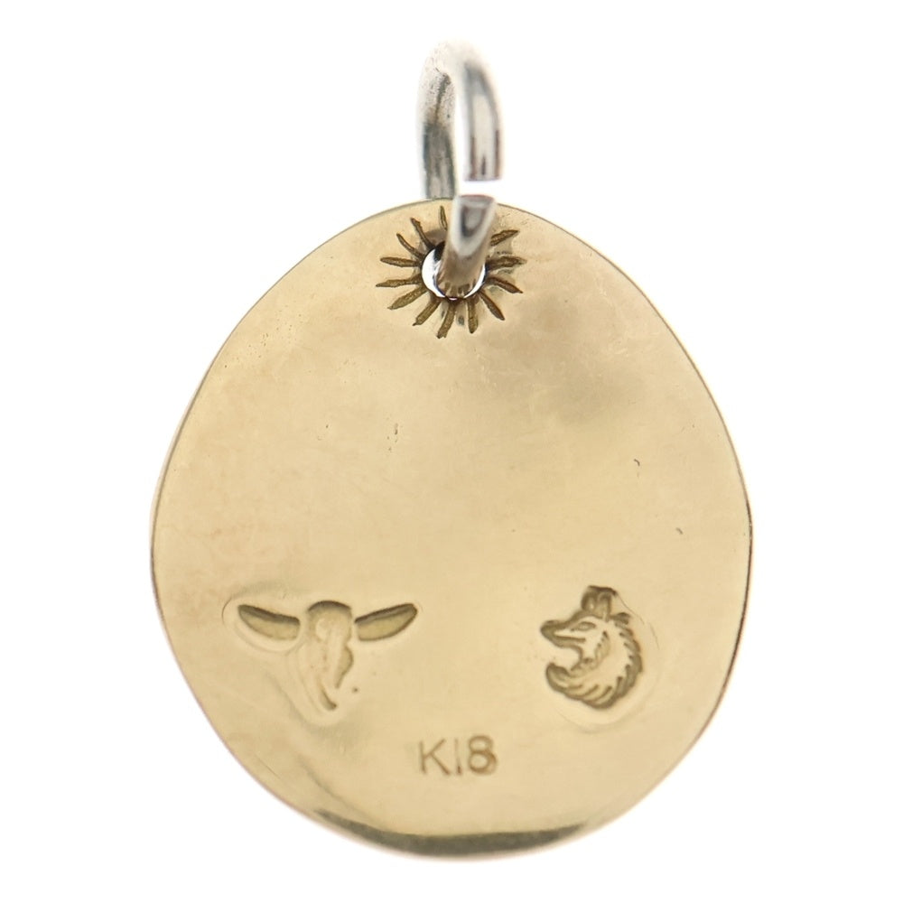 TADY & KING(タディアンドキング) K18 ウルフ金メタルM ペンダント