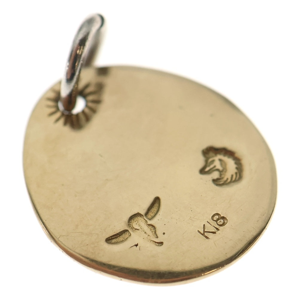 TADY & KING(タディアンドキング) K18 ウルフ金メタルM ペンダント ネックレストップ ゴールド