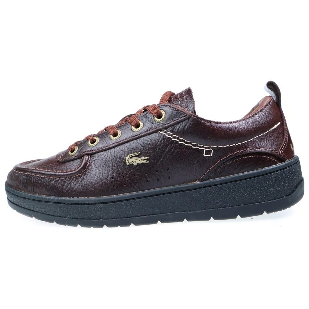 LACOSTE(ラコステ) UMPIRE 125 3 CMA アンパイア レザーローカットスニーカー ブラウン US9/26.5cm 49CMA0001