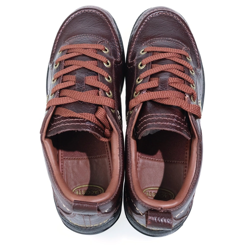 LACOSTE(ラコステ) UMPIRE 125 3 CMA アンパイア レザーローカットスニーカー ブラウン US9/26.5cm 49CMA0001