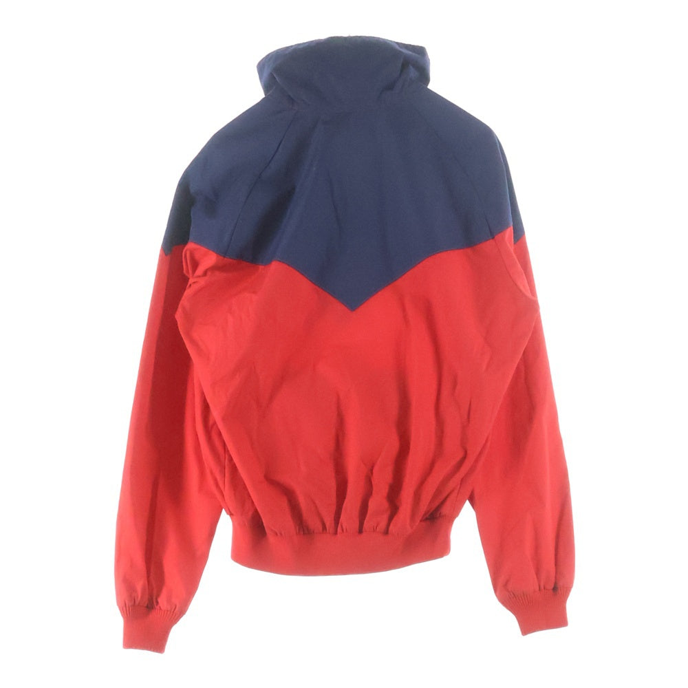 VINTAGE(ヴィンテージ) 80S POWDERHORN MOUNTAINEERING パウダーホーンマウンテニアリング ヴィンテージ ハーフボタン ナイロンプルオーバーアノラックジャケット ネイビー/レッド