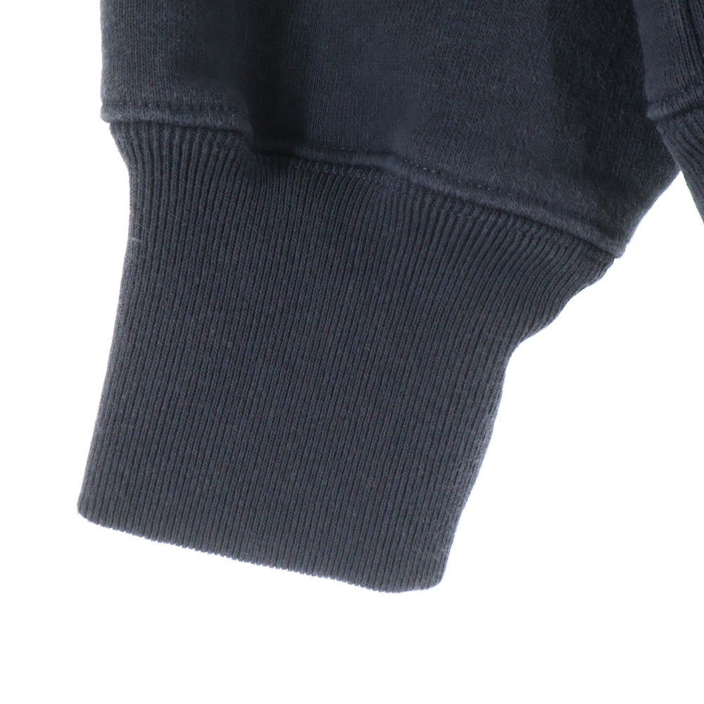CABARET POVAL(キャバレーポバール) Frost Fade PH Logo Crewneck フェード加工 クルーネックスウェット トレーナー ブラック