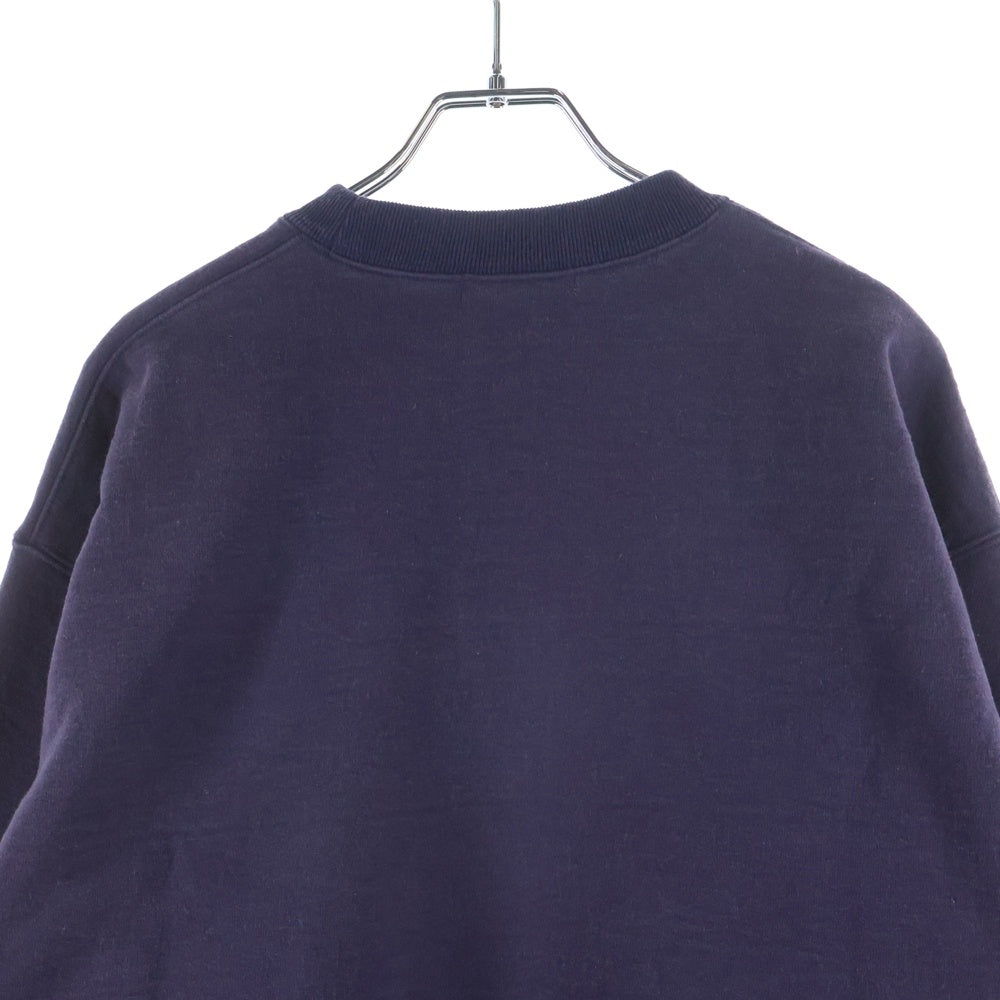 CABARET POVAL(キャバレーポバール) Frost Fade PH Logo Crewneck フェード加工 クルーネックスウェット トレーナー ネイビー