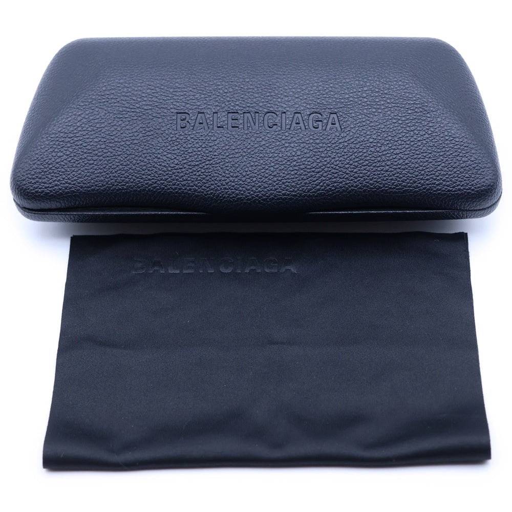 BALENCIAGA(バレンシアガ) ロゴヒンジ ウェリントン サングラス アイウェア ブラック/ゴールド 54□16-140 BB0105O