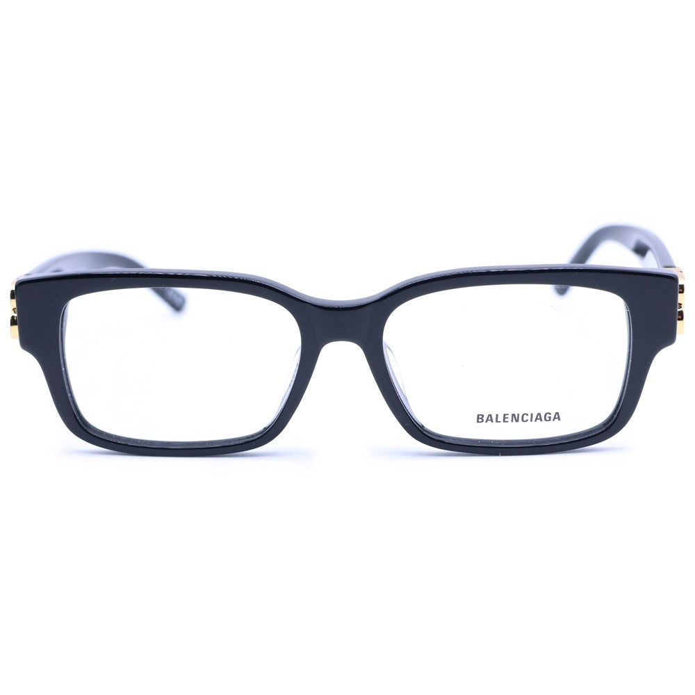 BALENCIAGA(バレンシアガ) ロゴヒンジ ウェリントン サングラス アイウェア ブラック/ゴールド 54□16-140 BB0105O