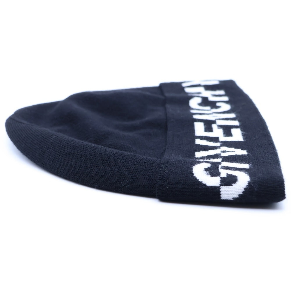 GIVENCHY(ジバンシィ) ロゴウールニットキャップ ビーニー ブラック
