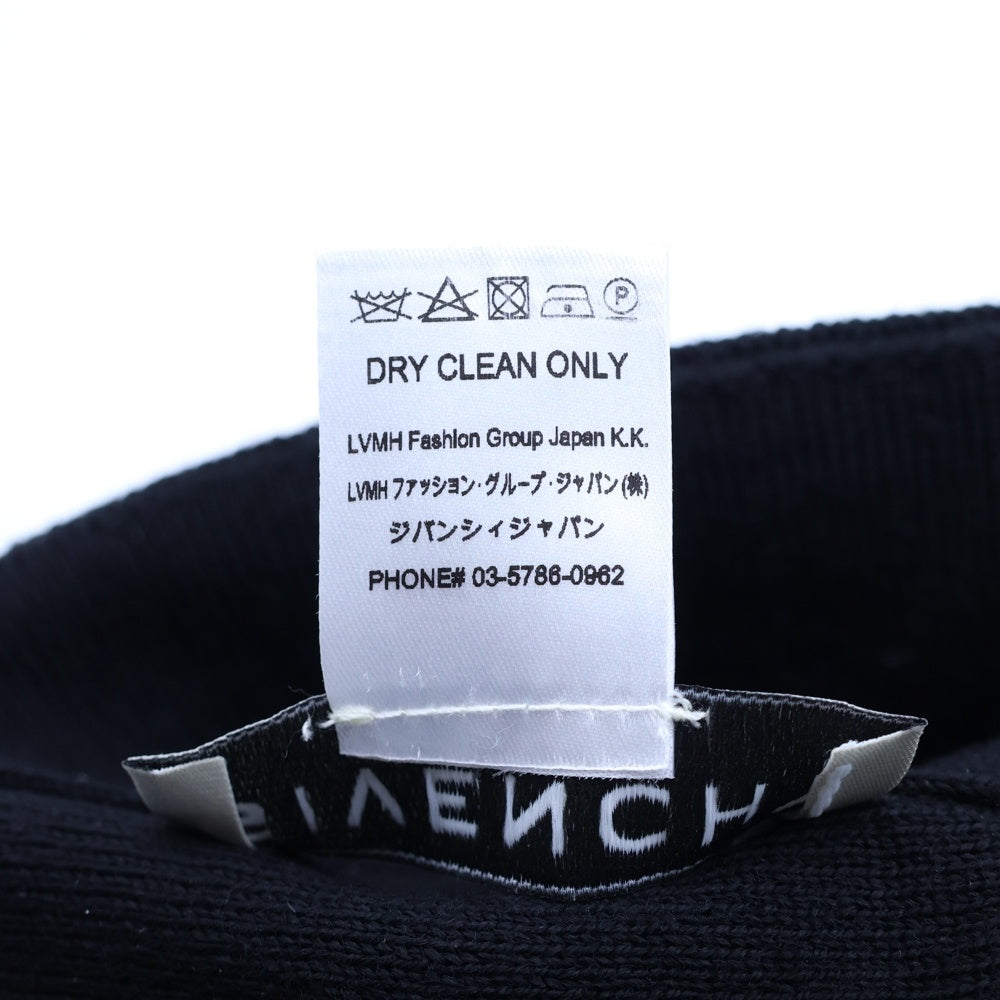 GIVENCHY(ジバンシィ) ロゴウールニットキャップ ビーニー ブラック
