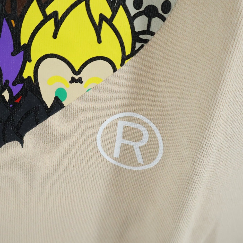 A BATHING APE(アベイシングエイプ) ×DRAGON BALL SUPER APE HEAD SWEAT ドラゴンボール スーパー エイプ ヘッド スウェット セーター ベージュ 1I23113906