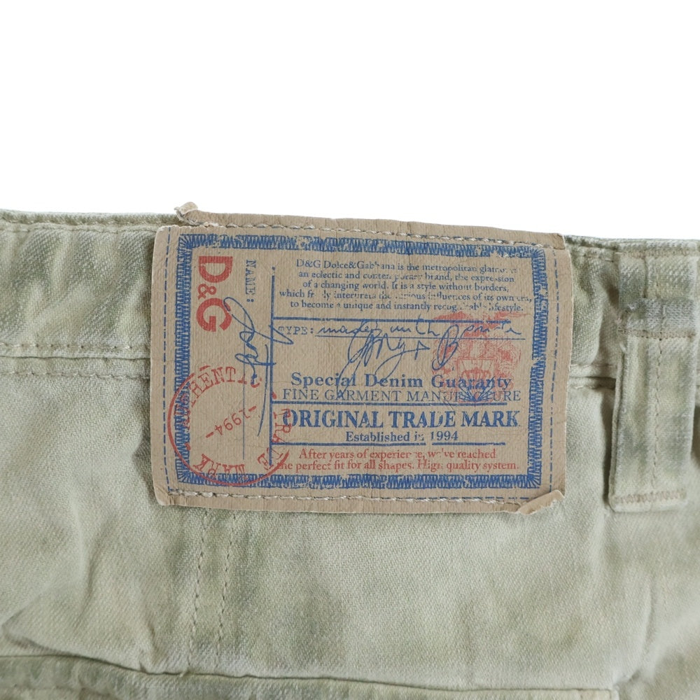 DOLCE & GABBANA(ドルチェアンドガッバーナ) ドローストリング ハーフカーゴパンツ ショーツ グレー RP1030 ST778