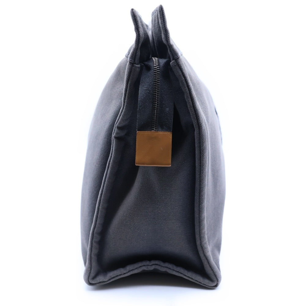 HERMES(エルメス) フールトゥ キャンバスクラッチバッグ セカンドバッグ グレー T10751S