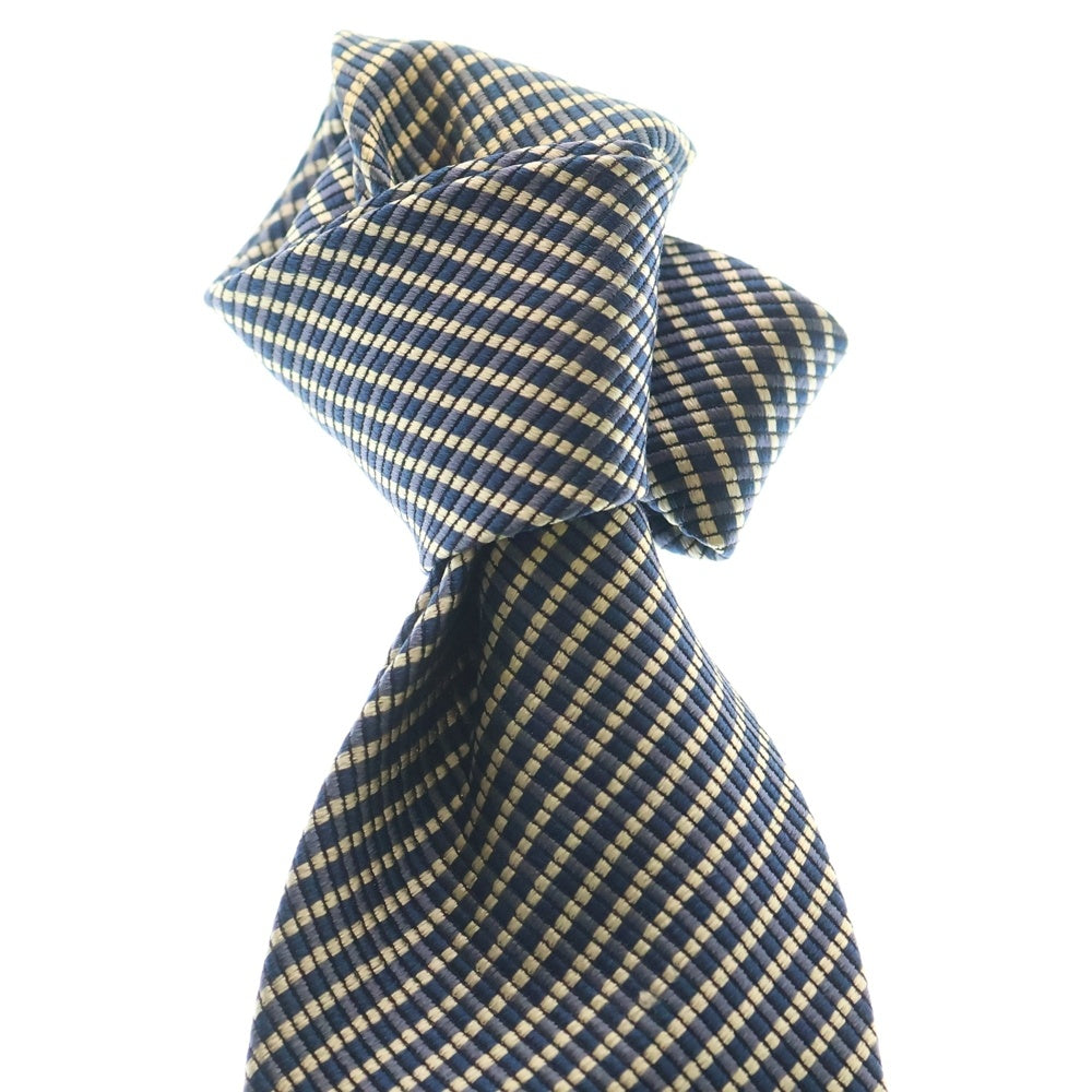 BURBERRY(バーバリー) チェック柄 シルク ネクタイ グレー
