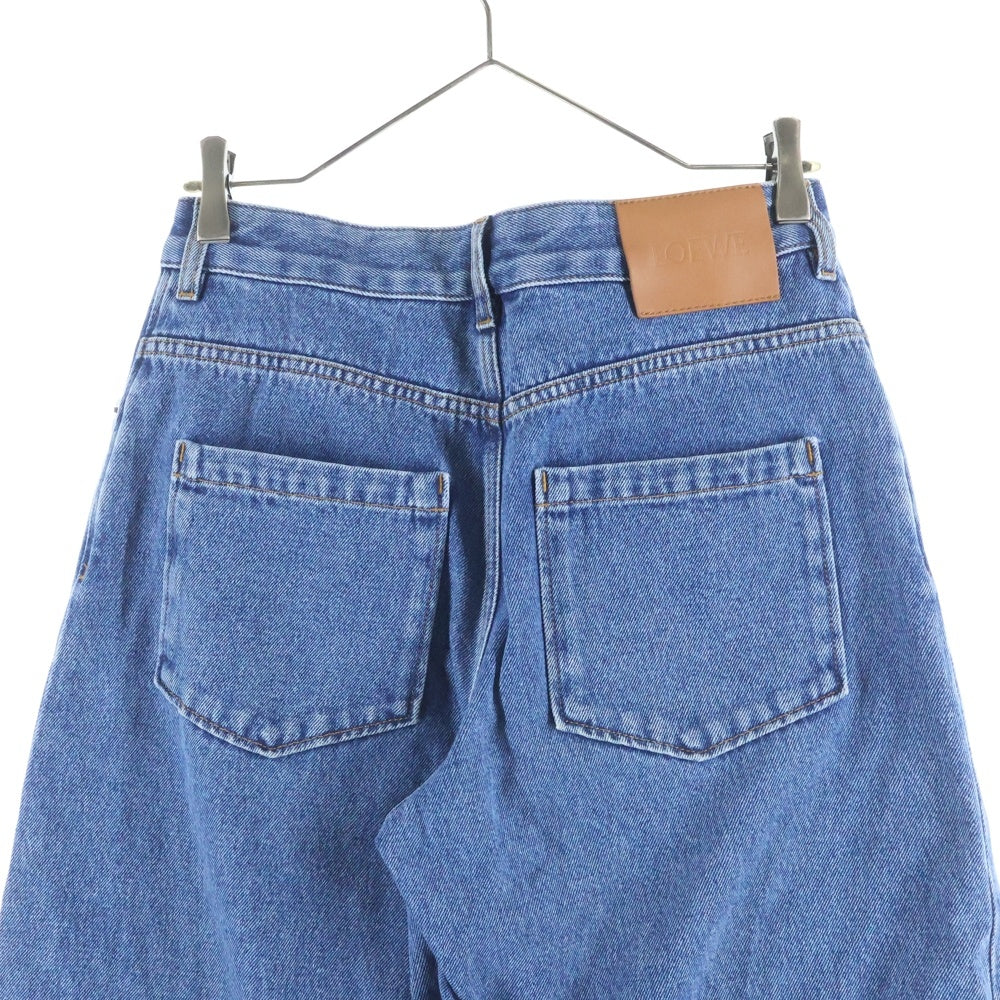 LOEWE(ロエベ) ANAGRAM BAGGY JEANS アナグラム バギー ジップフライデニムパンツ ジーンズ インディゴ S359Y11XEC