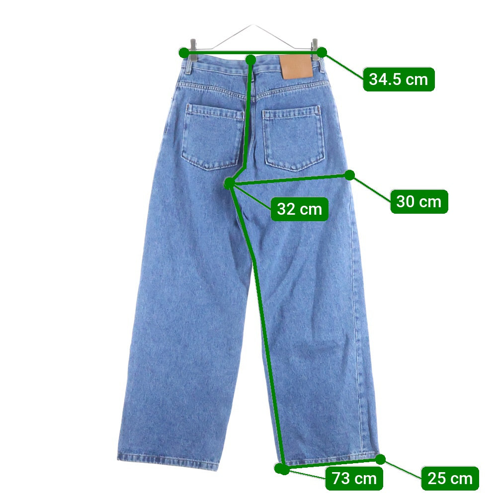 LOEWE(ロエベ) ANAGRAM BAGGY JEANS アナグラム バギー ジップフライデニムパンツ ジーンズ インディゴ S359Y11XEC