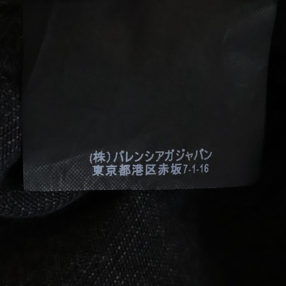BALENCIAGA(バレンシアガ) サイドラインデザイン マルチポケット ボタンフライ デニムパンツ ブラック 460794 TUE21