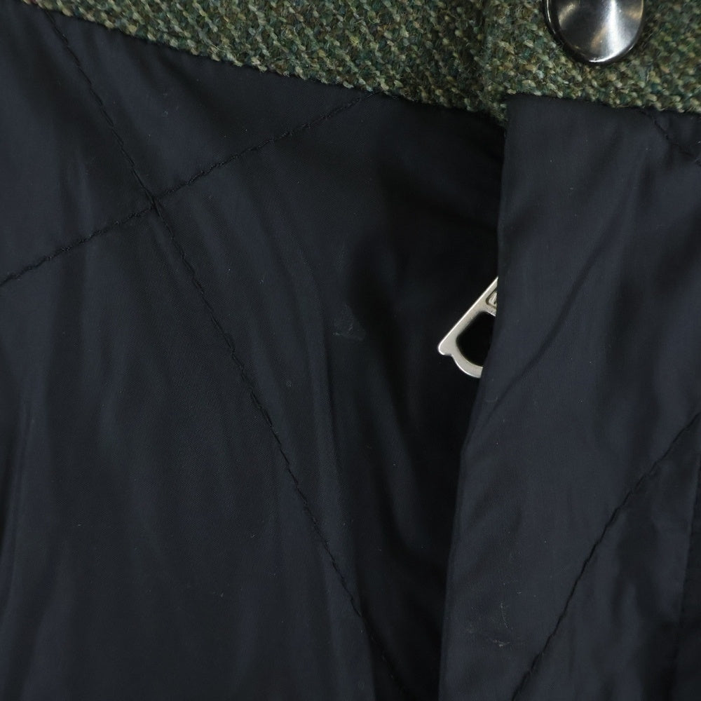 DRIES VAN NOTEN(ドリスヴァンノッテン) チェック柄切り替え マルチポケット ジップアップ ナイロンパンツ マルチカラー
