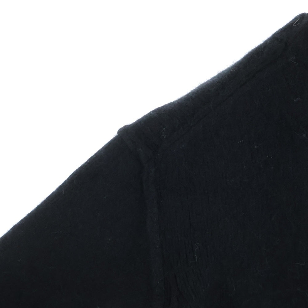 Yohji Yamamoto POUR HOMME(ヨウジヤマモト プールオム) 19AW ×YUUKA ASAKURA INTARSIA KNIT SWEATER 朝倉優佳 スカルグラフィック プルオーバー インターシャニット セーター ブラック HC-K32-992