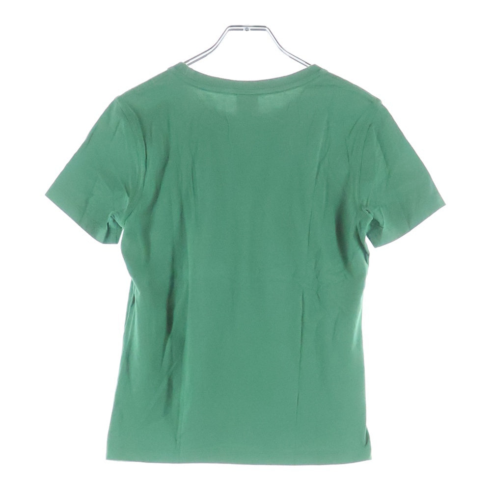 DIESEL(ディーゼル) 90-00S グラフィックプリント ナンバリングパッチ クルーネック 半袖Tシャツ カットソー グリーン レディース