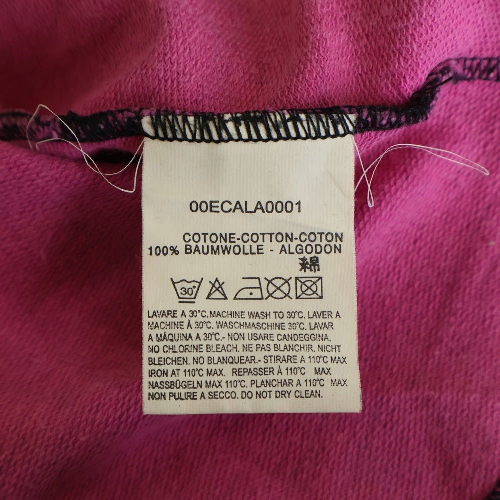 DIESEL(ディーゼル) 90-00S フロント刺繍 オフショルダーデザイン スウェット 長袖トップス ピンク レディース