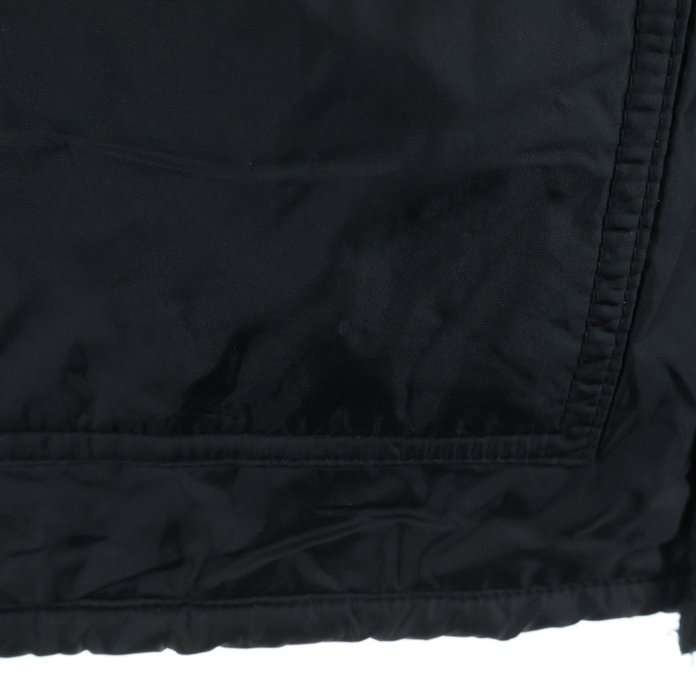 DIESEL(ディーゼル) 00S 両面ロゴ ナイロン 中綿 ジップアップジャケット ブラック