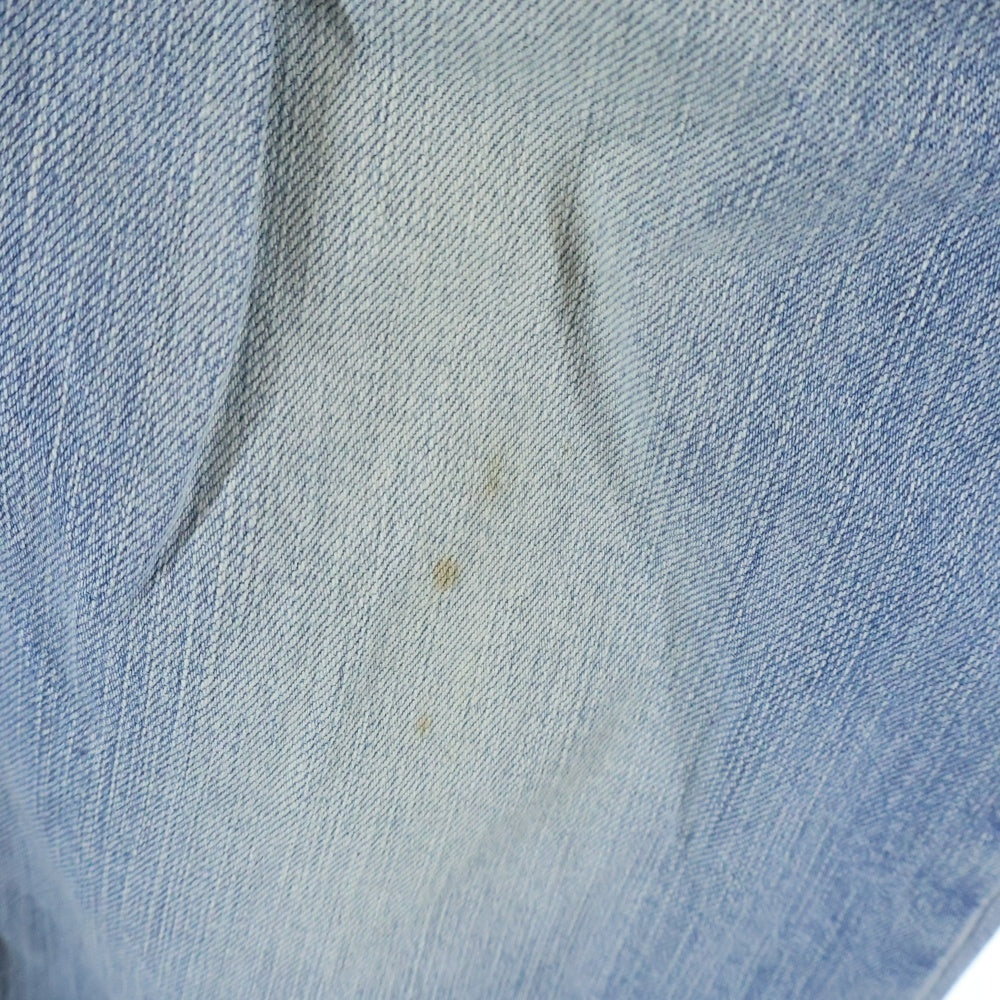 DIESEL INDUSTRY(ディーゼルインダストリー) 00S イタリア製 コットンストレッチ デニム フレアパンツ ライトインディゴ レディース