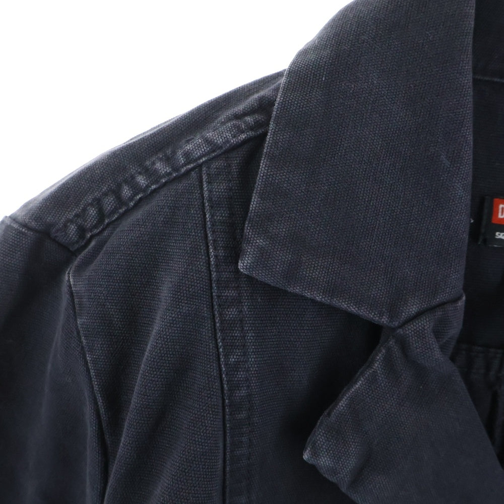 DIESEL(ディーゼル) 00S エンブレムパッチ 2スナップ スリムフィット ワークジャケット ブラック レディース