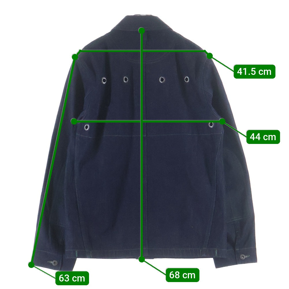 COMME des GARCONS JUNYA WATANABE MAN(コムデギャルソンジュンヤワタナベマン) 18SS AD2017 ×LEVI'S リーバイス シングルチェストポケット ショールカラー デニムジャケット カバーオール WA-J913