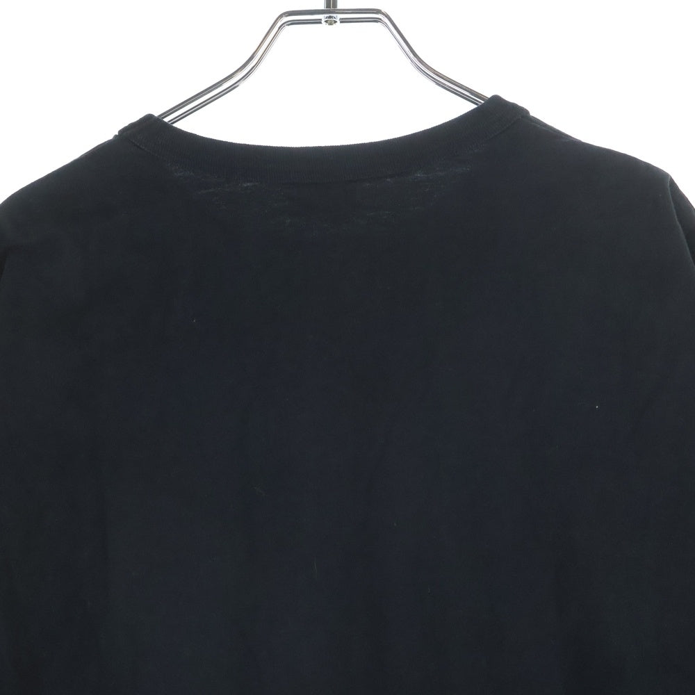 kolor(カラー) 24AW NO FUTURE フロントプリント コットン オーバーサイズ クルーネック 半袖Tシャツ カットソー ブラック 24WCM-T13206