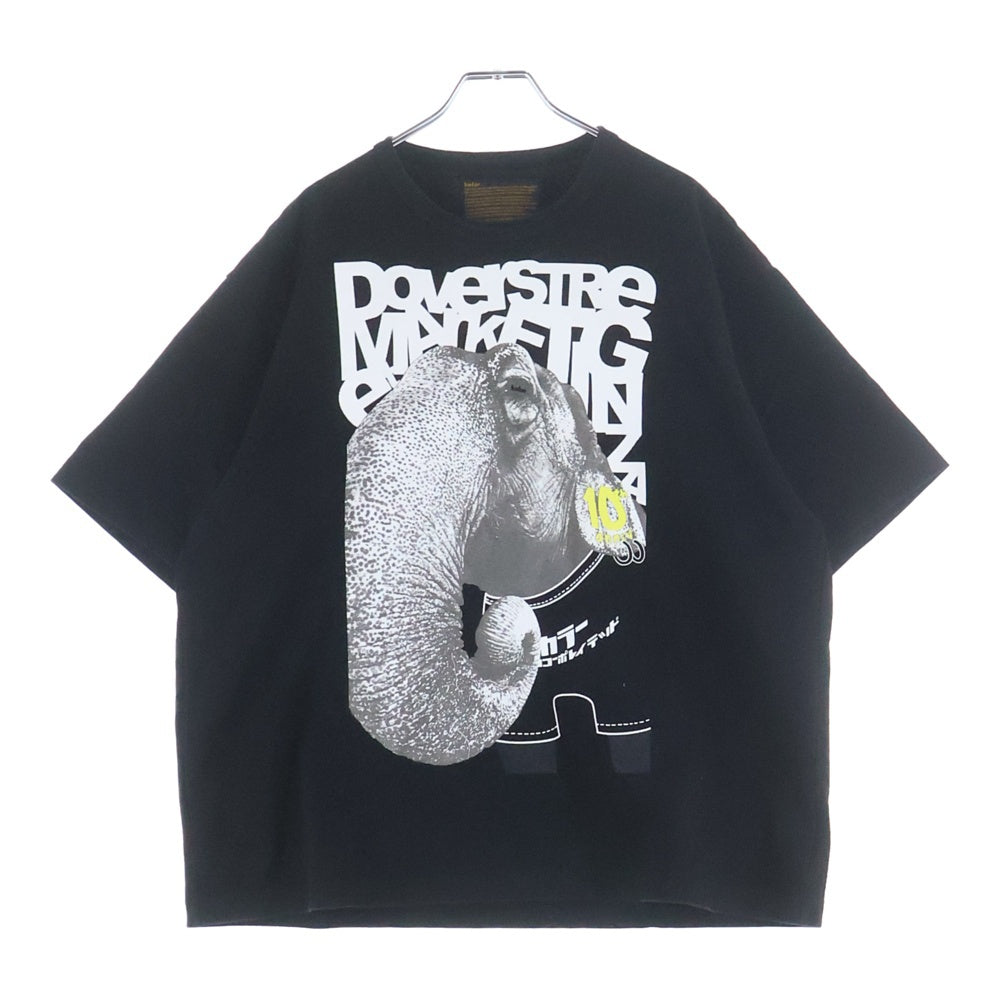 kolor(カラー) 22SS ×DOVER STREET MARKET GINZA 10S ANNIVERSARY ドーバーストリートマーケット銀座 10周年記念 フロントデザイン クルーネック 半袖Tシャツ 22SCM-T22209S