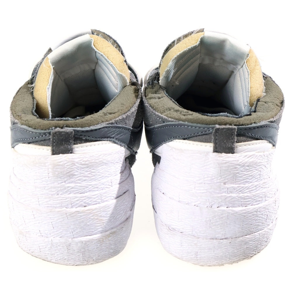 NIKE(ナイキ) ×sacai BLAZER LOW サカイ ブレザー ローカットスニーカー ホワイト/グレー US10.5/28.5cm DD1877-002
