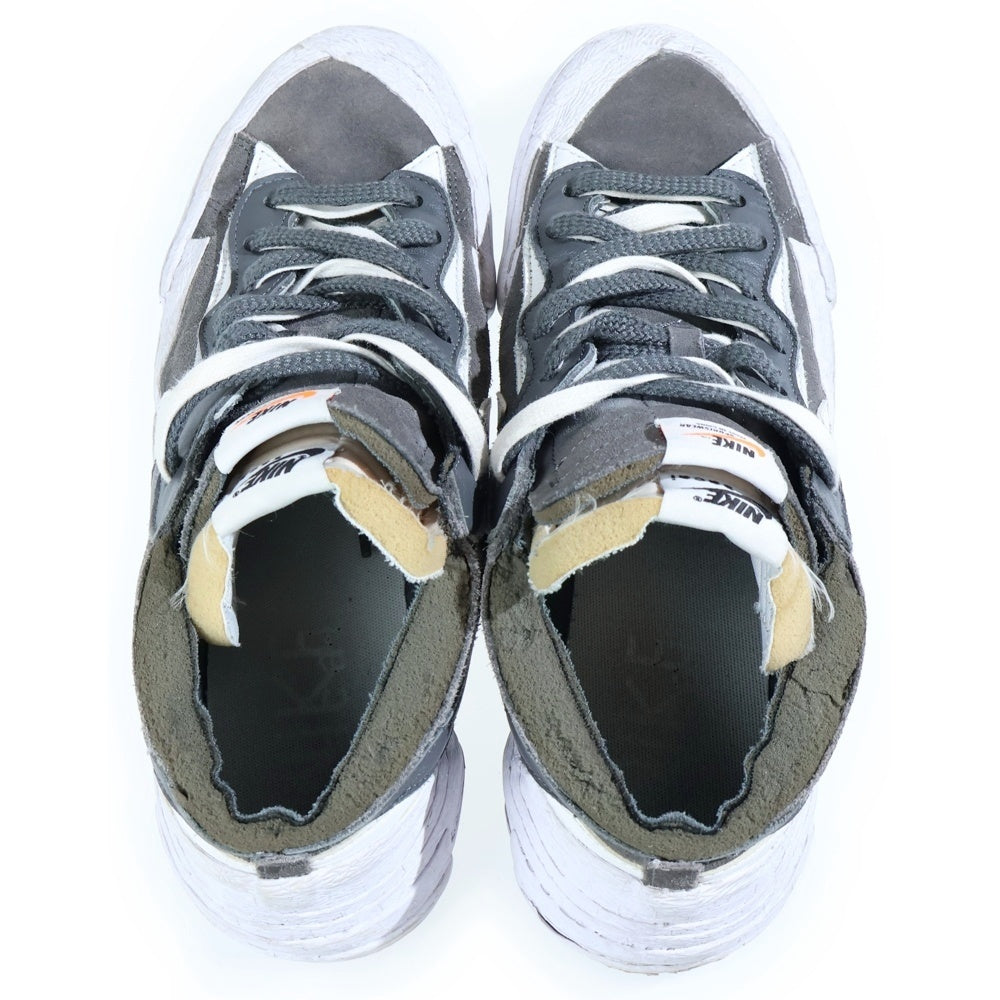 NIKE(ナイキ) ×sacai BLAZER LOW サカイ ブレザー ローカットスニーカー ホワイト/グレー US10.5/28.5cm DD1877-002