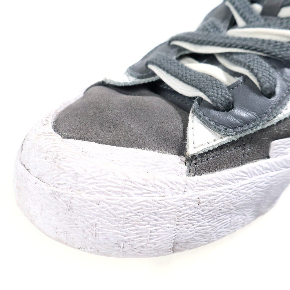NIKE(ナイキ) ×sacai BLAZER LOW サカイ ブレザー ローカットスニーカー ホワイト/グレー US10.5/28.5cm DD1877-002