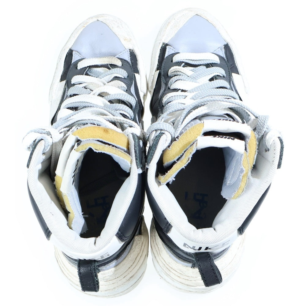NIKE(ナイキ) ×sacai BLAZER MID サカイ ブレザー ミッドカットスニーカー ブラック/ホワイト US11/29cm BV0072-002