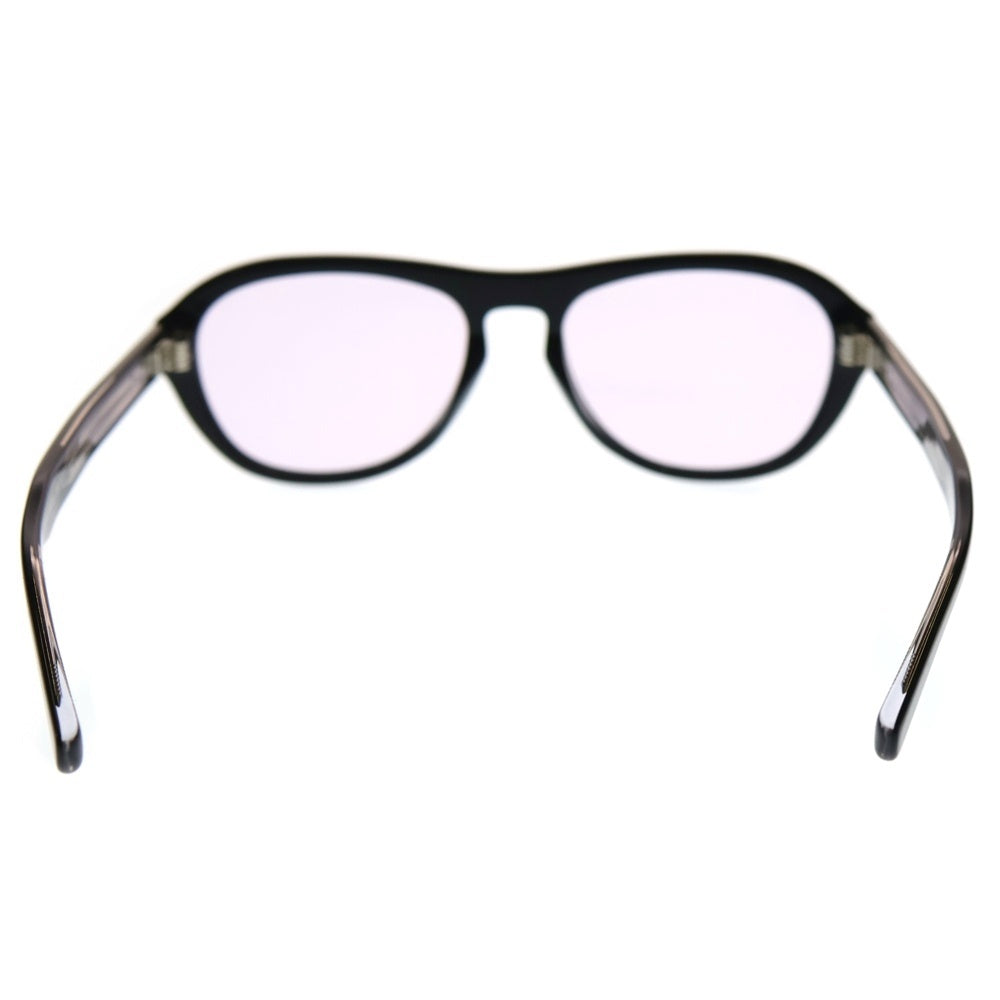 GENTLE MONSTER(ジェントルモンスター) OAA オア ロゴデザイン アセテート アビエーターサングラス メガネ ブラック