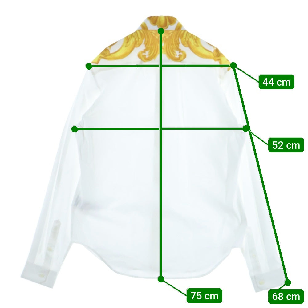 VERSACE(ヴェルサーチ) バロックプリント ヘリテージ レギュラーカラー