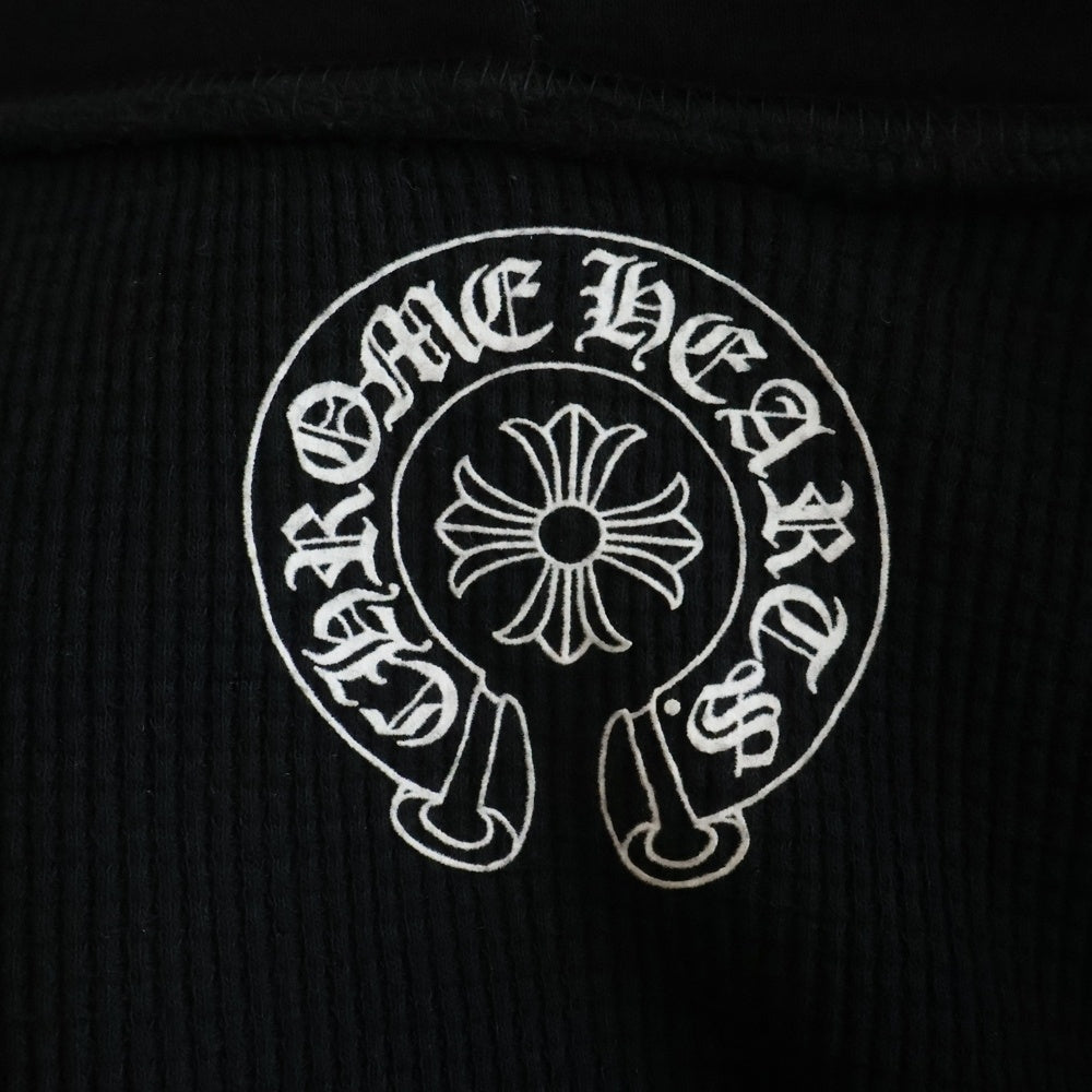 CHROME HEARTS(クロムハーツ) SWTSHRT HD ZIP バックスタープリント ダガージップアップスウェット フーディーパーカー ブラック